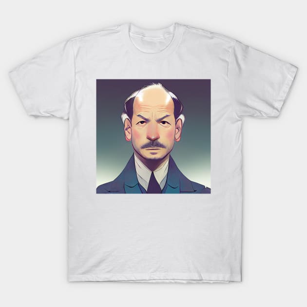 Clement Attlee | Anime Portrait T-Shirt by Classical